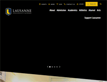 Tablet Screenshot of lausanneschool.com